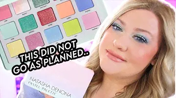 NATASHA DENONA PASTEL PALETTE REVIEW: 2 LOOKS + COMPARISONS