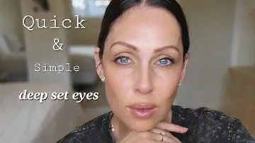 Quick and Simple Eyeshadow Tutorial/Natasha Denona Mini Glam Palette (Deep Set Eyes)