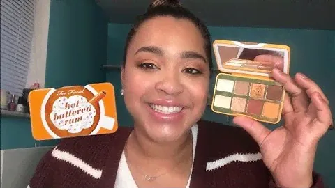 TOO FACED HOT BUTTERED RUM//3 LOOKS 1 PALETTE!!!
