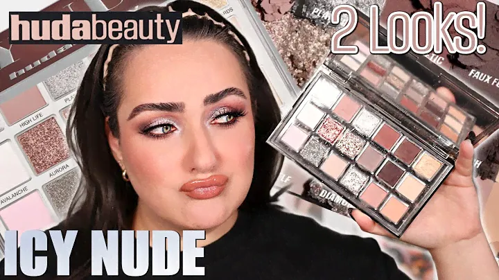 HUDA’S LAST 18 PAN PALETTE COULD HAVE BEEN A QUINT 😬… ICY NUDE EYESHADOW PALETTE REVIEW!