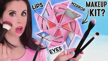 The COOLEST Makeup Palette In The WORLD! | MUST SEE THIS SPINNING Interactive Makeup Kit!