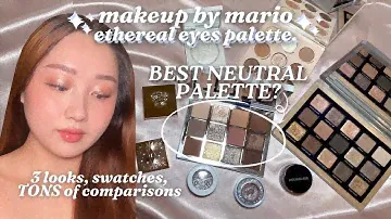 *NEW* MAKEUP BY MARIO ETHEREAL EYES PALETTE | 3 Looks, Swatches & Comparisons | Stacy Chen