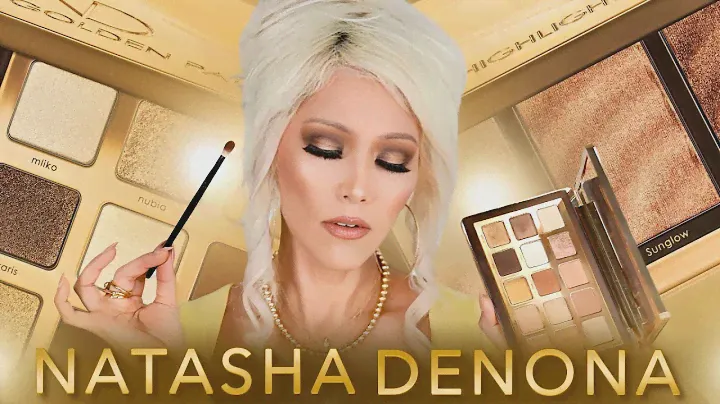 WOW! 🤩 NATASHA DENONA GOLDEN PALETTE || 2 Looks + Swatches || My FAVORITE Natasha Denona Palette!?