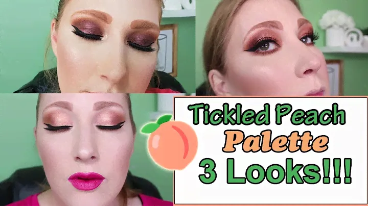 Too Faced Tickled Peach Palette- 3 LOOKS! w/ Swatches