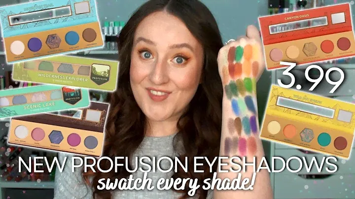 *NEW* PROFUSION COSMETICS EYESHADOW PALETTES! Globetrotter 5 Pan Eye Shadow Palette Swatch & Review!