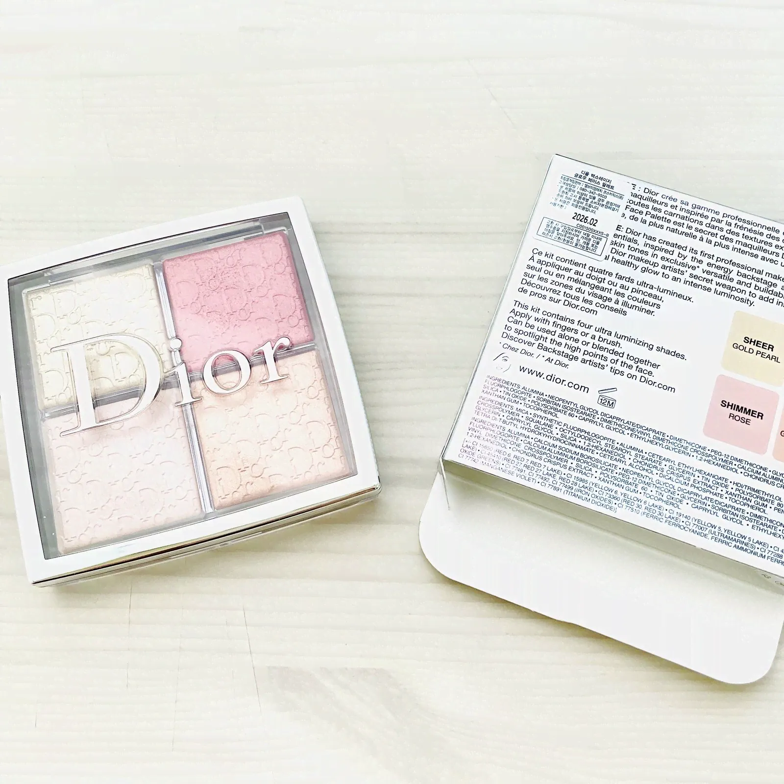 dior backstage glow Face Palette 10g-0