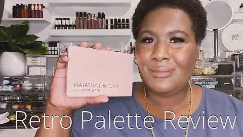 Natasha Denona Retro Palette Review on Dark Skin