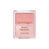 Divage Палетка для лица Blush & Highlighter Duo Face Palette Ж Тон 01