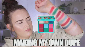 DUPING THE ABH NORVINA MINI PRO PIGMENT VOL 3 WITH PALETTES I ALREADY OWN
