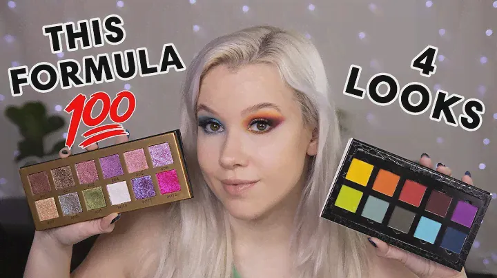 Adept Cosmetics Plain Jane palette + custom matte palette | 4 Looks + Review
