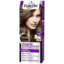 Стойкая крем-краска Palette 6-280 Тёмно-русый металлик, 110 г
