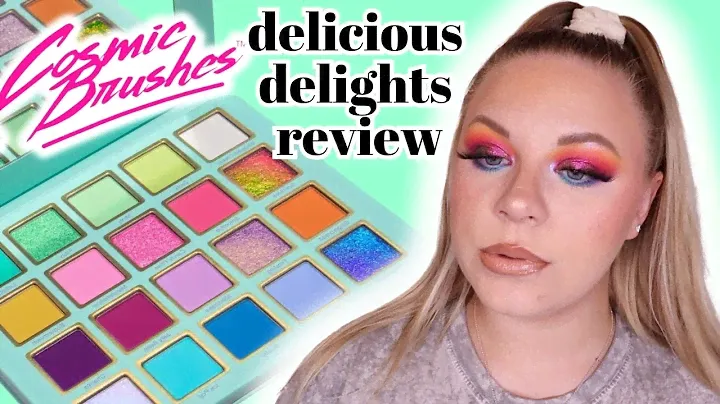 COSMIC BRUSHES DELICIOUS DELIGHTS PALETTE REVIEW 💚 | makeupwithalixkate