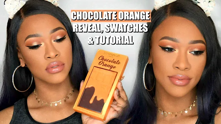 CHOCOLATE ORANGE PALETTE! | MAKEUP REVOLUTION I HEART MAKEUP