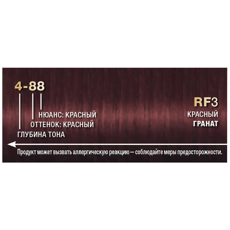 Крем-краска для волос Palette красный гранат RF3, 110мл-3