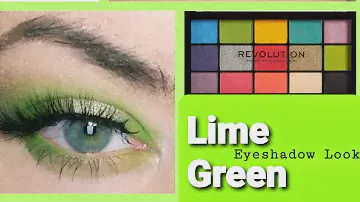 Lime Green Eye Look | Inspired by an @angelaabright Creation | Reloaded Euphoria Palette