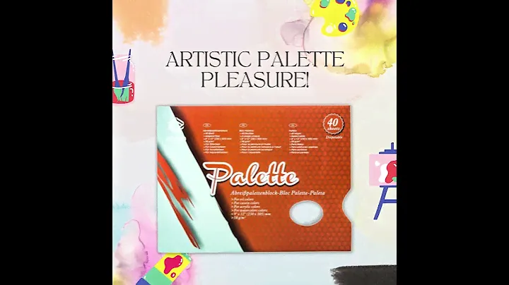 Introducing the Conda Paper Palette Pad - your creative canvas awaits!