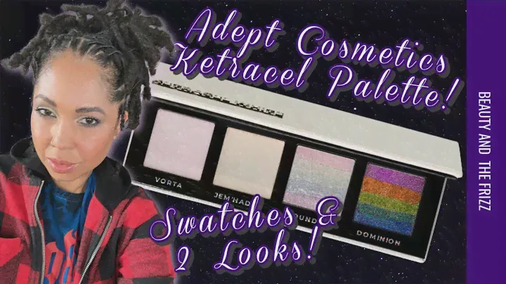 New Adept Cosmetics Ketracel Palette! SUPER CHATTY! Individual Swatches and 2 looks!