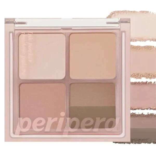 Компактная палетка теней для век Peripera Ink Pocket Shadow Palette #04 You Know What Mute Is, 6.4г-0