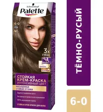 Palette краска для волос тон N5 Тёмно-русый