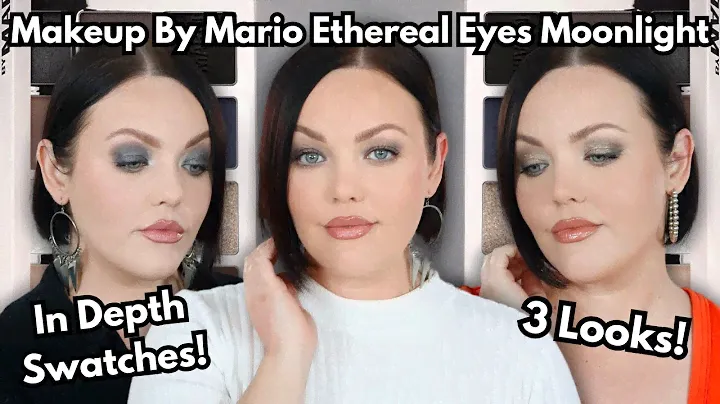 Makeup By Mario Ethereal Eyes Moonlight Palette  In Depth Swatches, Comparisons & 3 Looks!