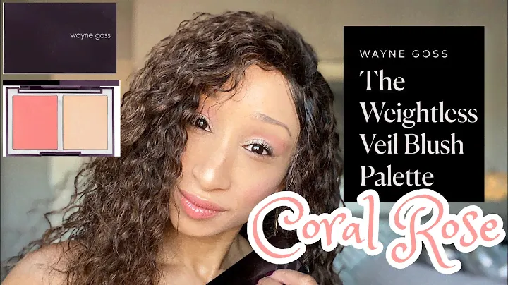 New! Wayne Goss The Weightless Veil Blush Palette (Coral Rose)