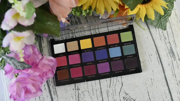 REVOLUTION PRO REGENERATION PALETTE Mischief Mattes first glimpse and swatches