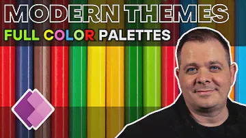 Power Apps Modern Themes & Creating a Full Color Palette 🎨🖌️