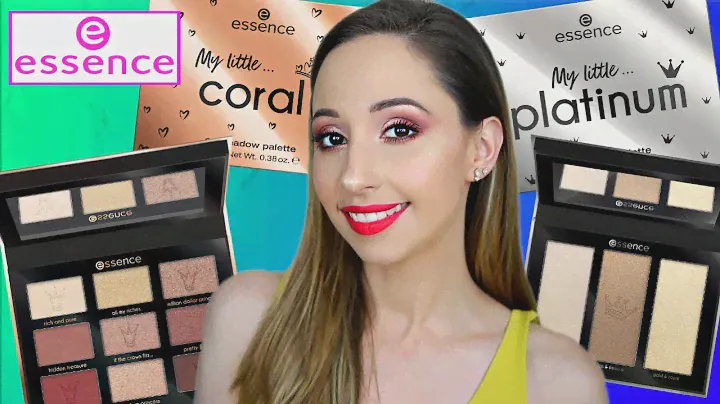 New Essence Eyeshadow Palettes | My Little Palettes - Coral & Platinum (Do you need them?)