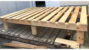 Lit - Sommier en bois de palette Facile | Pallet Bed