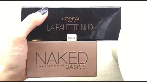 Product Battling: Urban Decay Naked Basics vs. L'Oreal La Palette Nude // 02 Beige