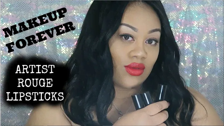 Makeup Forever Artist Rouge Lipsticks | Lip Swatches