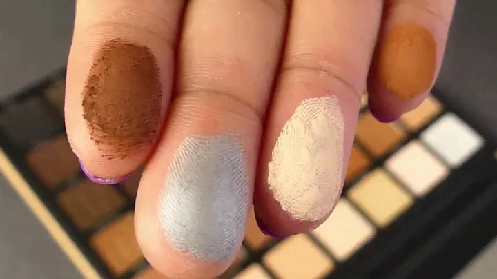 BEAUTY BAY NUDE PALETTE SWATCHES