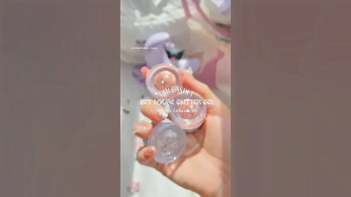 UNLEASHIA - Get Loose Glitter Gel Mini Trio YesStyle Exclusive Set 💫💗🎀