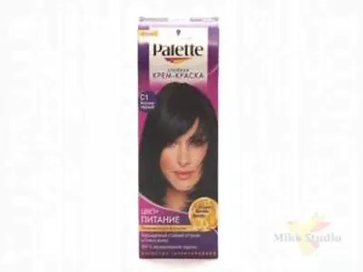 Краска для волос PALETTE С 1 иссиня-черный 50мл/10 шт./1398168-0