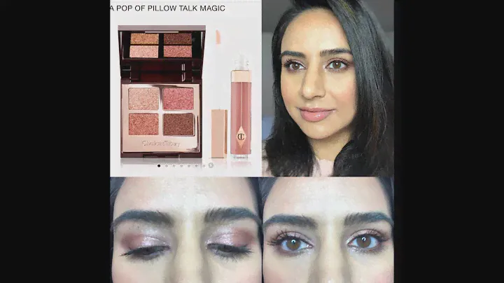 NEW Charlotte Tilbury Pillow Talk Palette of Pops & Lip Lustre: Tutorial, Swatches & 1st Impressions