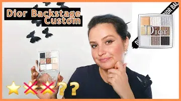 Первое впечатление от Dior Backstage Custom Eye Palette | Мнение