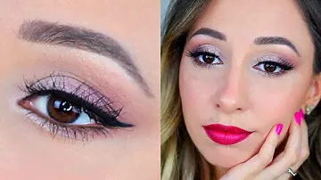 Soft Rosy Smokey Eye Makeup Tutorial - Essence Salut Paris Palette