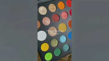 James charles mini palette 🎨 swatches #jamescharles #morphe #beautiful #lovely #colourful