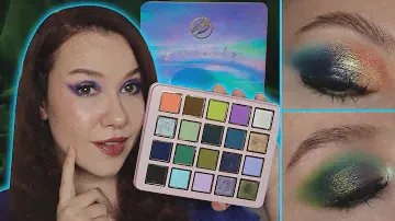 Cosmic Brushes Serenity Palette | Swatches & 2 Looks