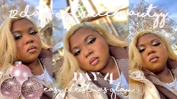 12 Days of TrueeBeautyy| Day 4: Easy Christmas Makeup|TrueeBeautyy7