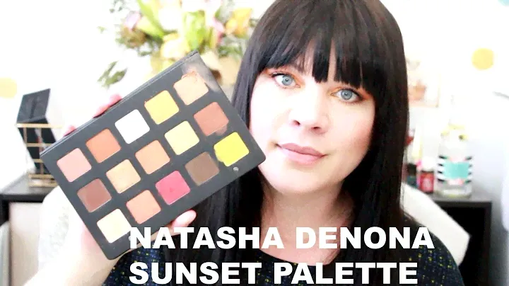 NATASHA DENONA SUNSET PALETTE SWATCHES!!!