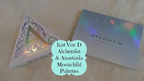 Kat Von D Alchemist & Anastasia Moonchild Highlighter Palette Comparison w/ Swatches