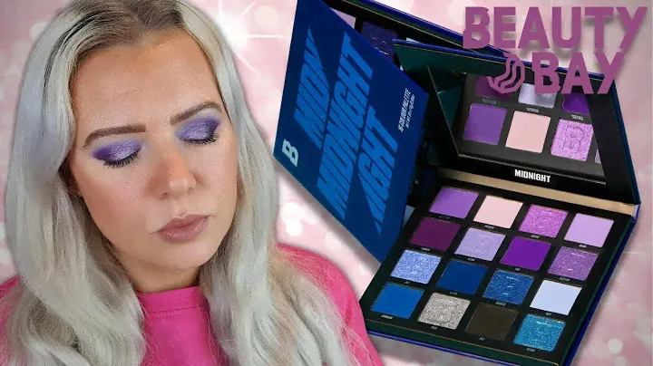 NEW BEAUTY BAY MIDNIGHT Eyeshadow Palette Review & Swatches | Clare Walch