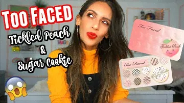 Too Faced TICKLED PEACH & SUGAR COOKIE Palettes | Review & Swatches