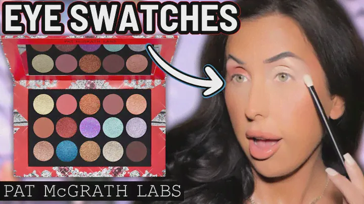 Pat McGrath Luminous Legends Mega Eyeshadow Palette HOT NEW RELEASE ALERT! Comparisons, Eye Swatches