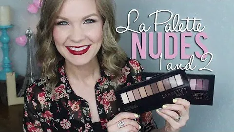 Loreal La Palette Nude 1 и 2, образцы и обзор!