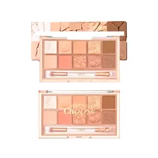 CLIO PRO EYE PALETTE #19 NAPPING CHEESE (0.6gr * 10ea), Набор теней для век из 10 цветов #19 Плавленый сыр (0.6гр * 10шт)