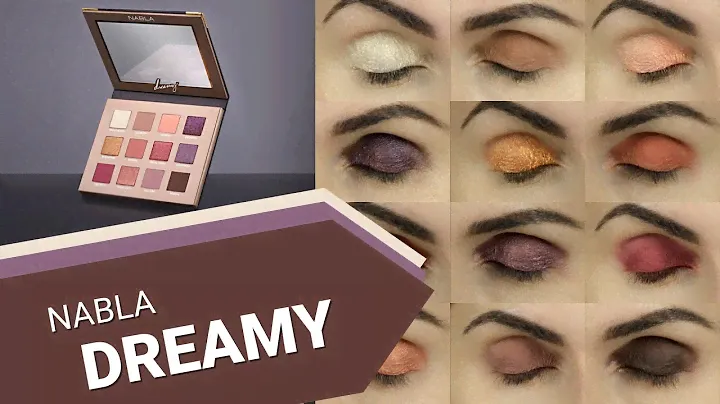 Nabla DREAMY - all swatches on eyelids 😉