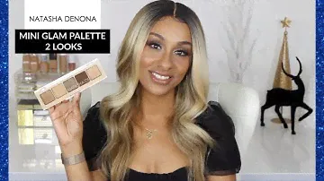 Natasha Denona Mini Glam Palette | 2 LOOKS + Swatches | Mo Makeup Mo Beauty