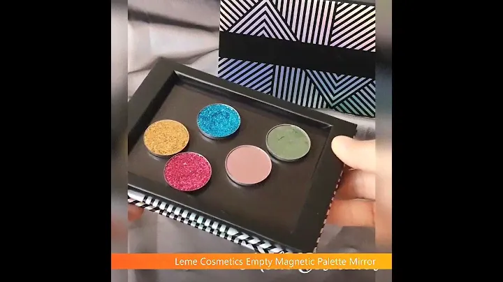 Empty Magnetic Palette Mirror Eyeshadow Packaging